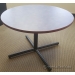 Grey Surface 36" Wood Trim Round Table
